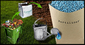 Fertilizer, Water and Compost